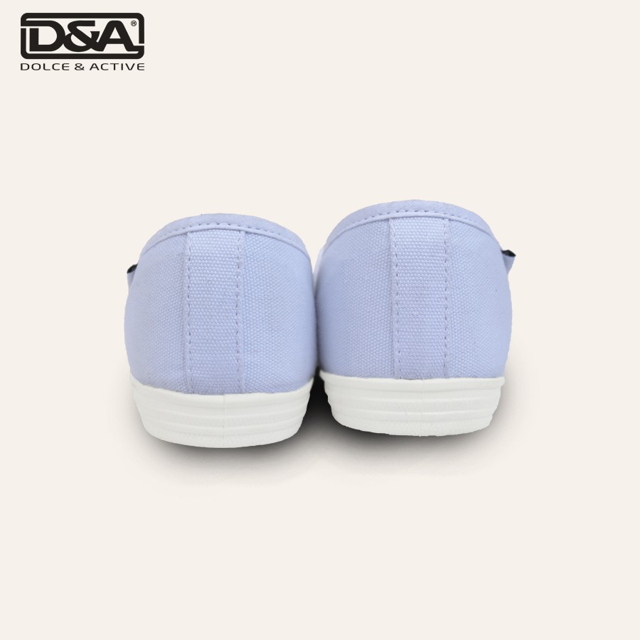 Giày slipon bé gái D&A EPG1928 Trắng