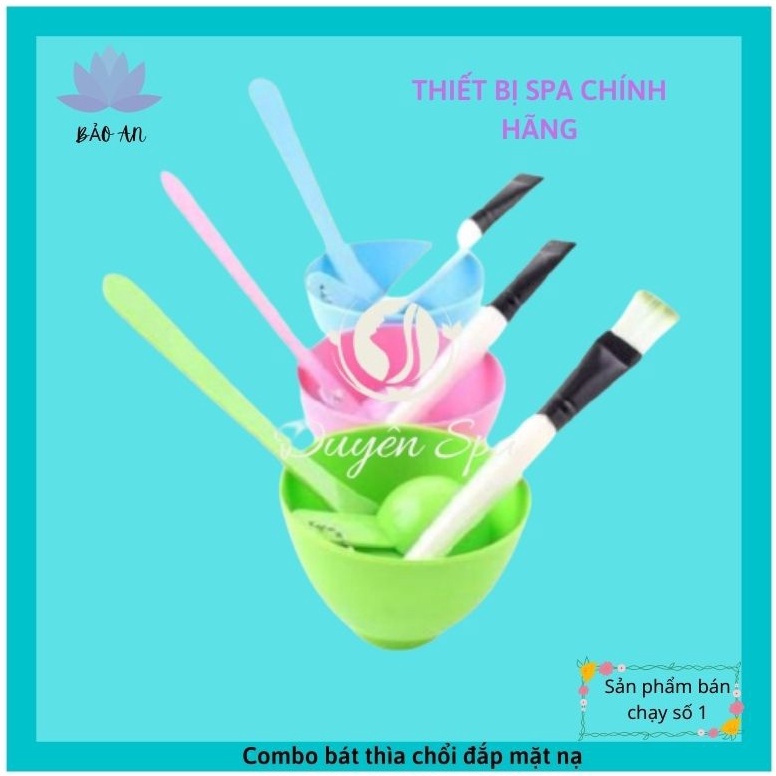 Combo Bát - Thìa - Chổi | Tiện Dụng chuyên dùng cho spa