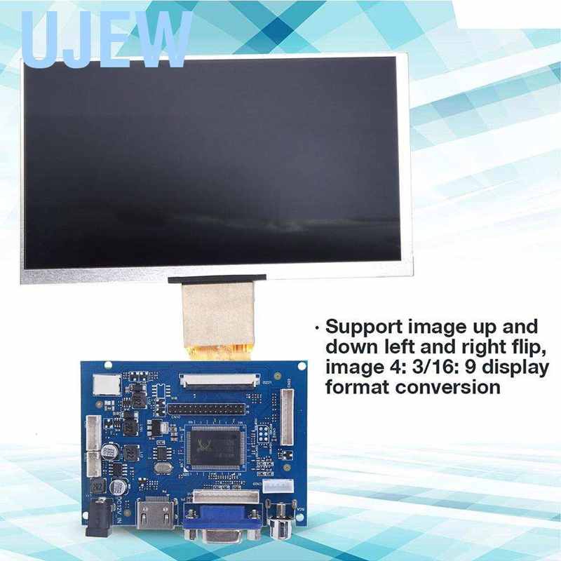 Màn Hình Lcd 7 Inch 1024x600 Hdmi Vga Cho Raspberry Pi 3/2