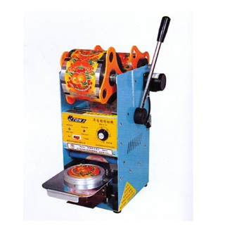 Máy dán miệng cốc , máy dập nắp ly ET-D6