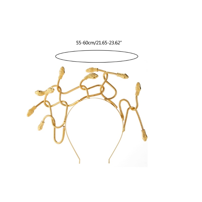 Băng Đô Cài Tóc Hình Rắn Hóa Trang Halloween