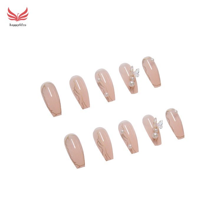 Set 24 móng tay giả thời trang cá tính kèm keo dán dành cho nữ