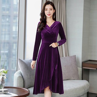 Đầm nhung 2 hand nhật tuyển