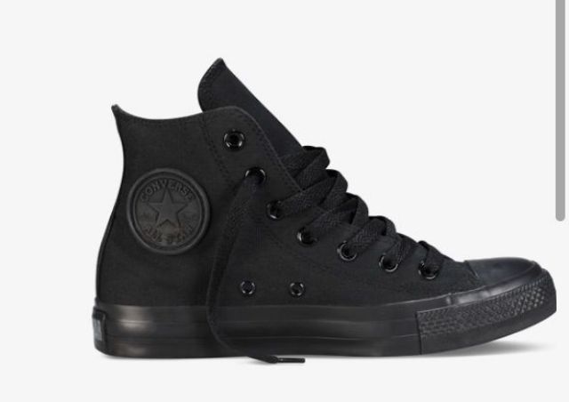 Giày Converse full black chính hãng tặng phụ kiện