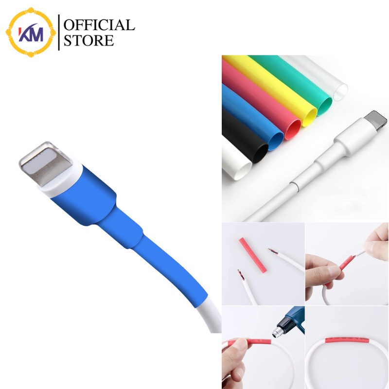 Ống gen co nhiệt dùng để bảo vệ và bọc dây cáp điện thoại, dây dẫn thay thế cho băng dính