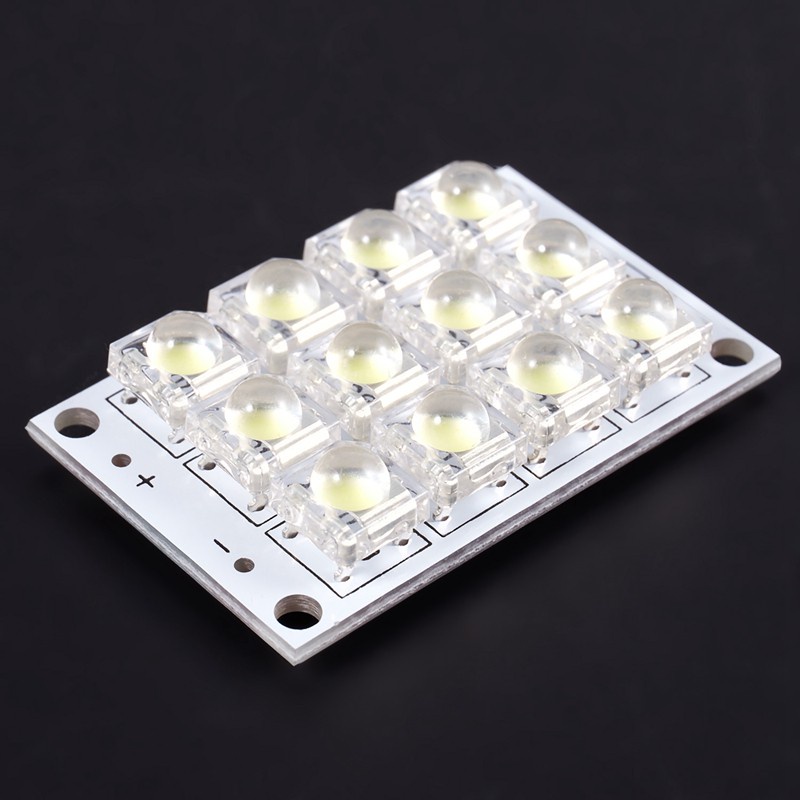 Mới Bảng Đèn Led Dc 3v 5v 12 Bóng Siêu Sáng