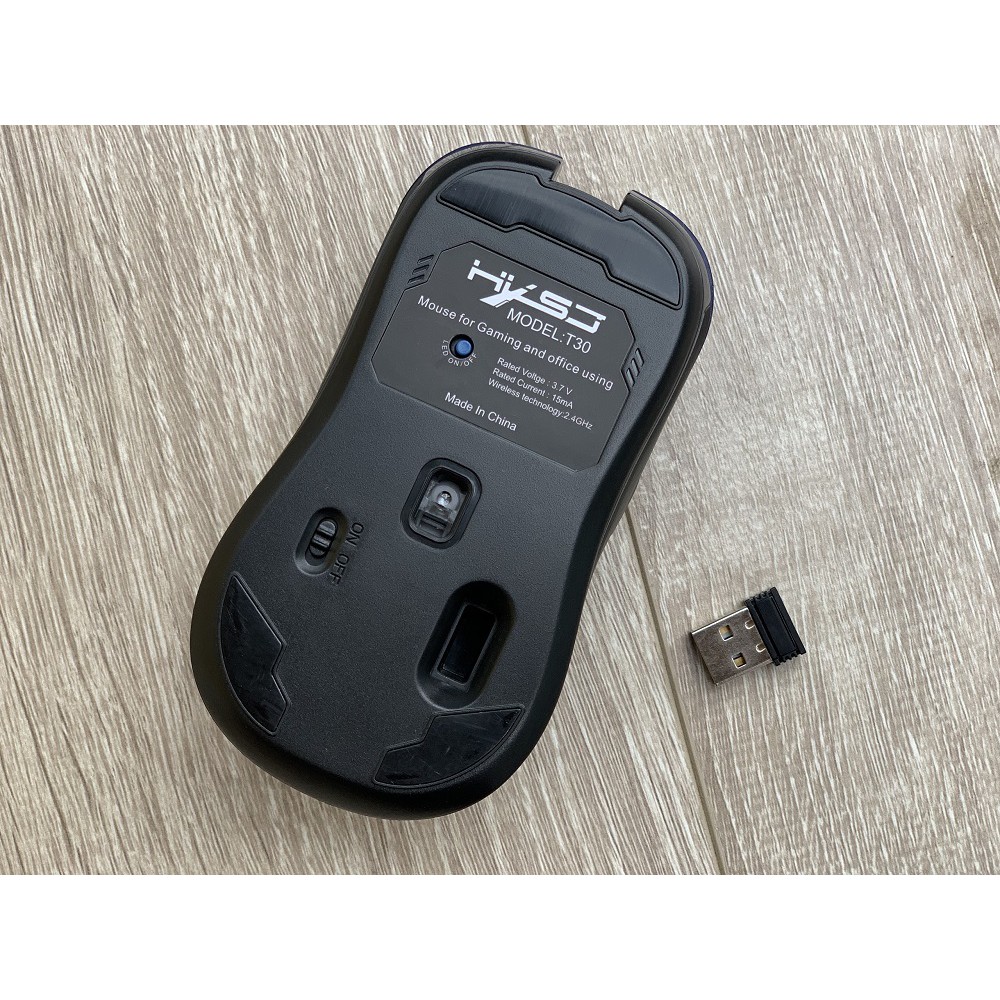 𝗖𝗵𝘂𝗼̣̂𝘁 𝗛𝗬𝗦𝗝 𝗧𝟯𝟬 | 𝗙𝗺𝗼𝘂𝘀𝗲 𝗠𝟲𝟬𝟬  Không Dây – Pin Sạc – Chính Hãng