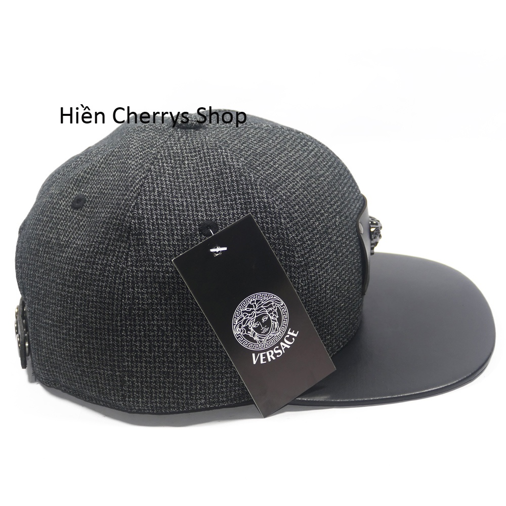 Mũ Nón Snapback thời thượng - Nón hiphop mặt da gắn mặt sắt phong cách phù hợp với mọi lứa tuổi