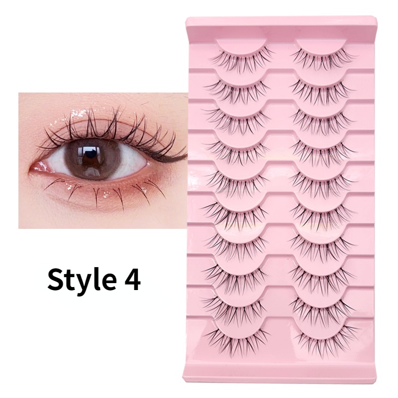 Set 10 Cặp Lông Mi Giả Tự Nhiên Hình Truyện Tranh Anime Zimeng