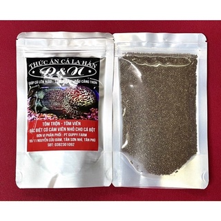 Cám La Hán Đ&N 100gr - Thức ăn cá la hán lên đầu màu châu