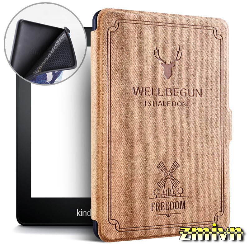 Bao da All-new Kindle 2019 6.0&quot; / Bao da Kindle 10th 2019 họa tiết hươu nai