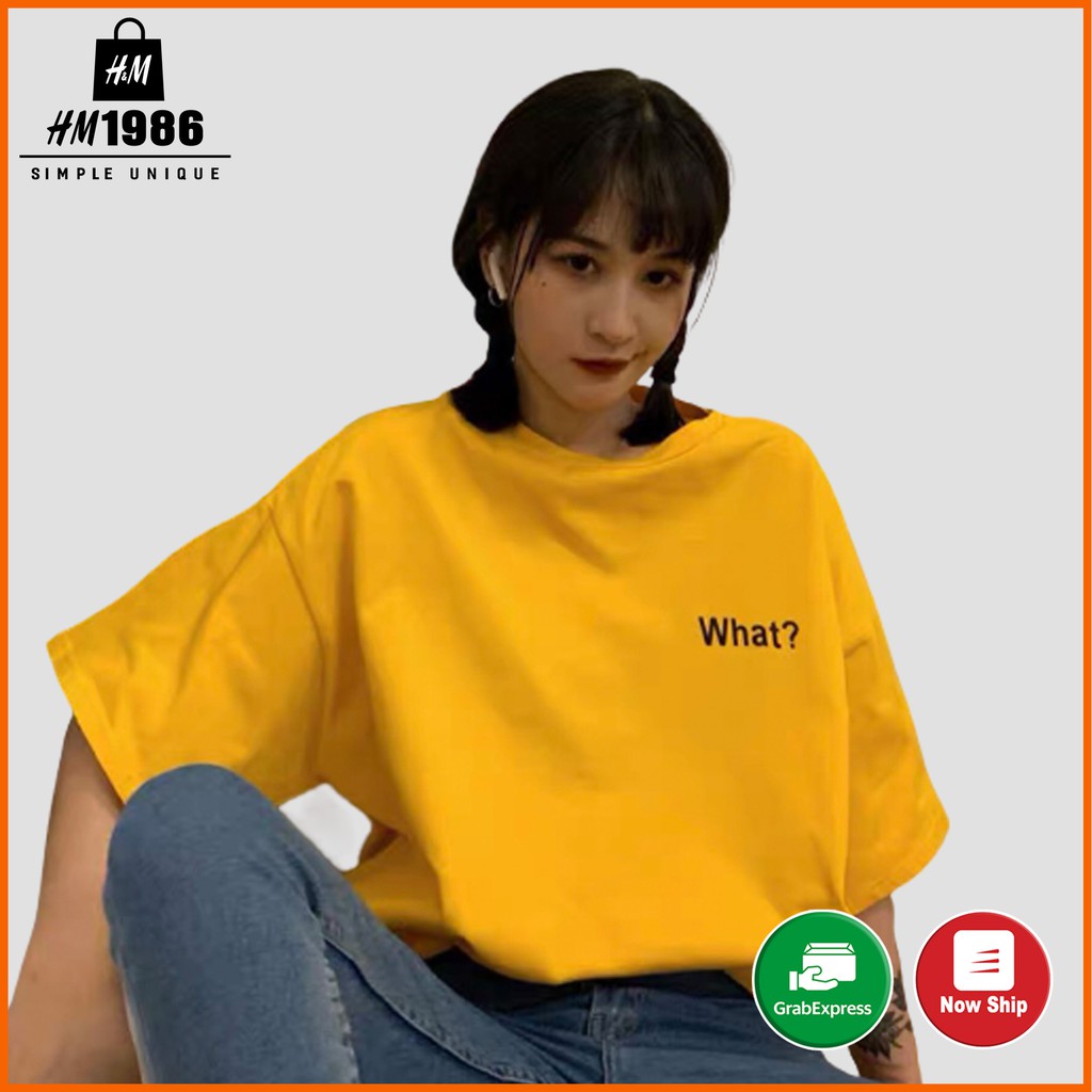 Áo thun nam nữ unisex tay lỡ form rộng 3121 , Áo thun form rộng Oversize trơn cao cấp HM1986