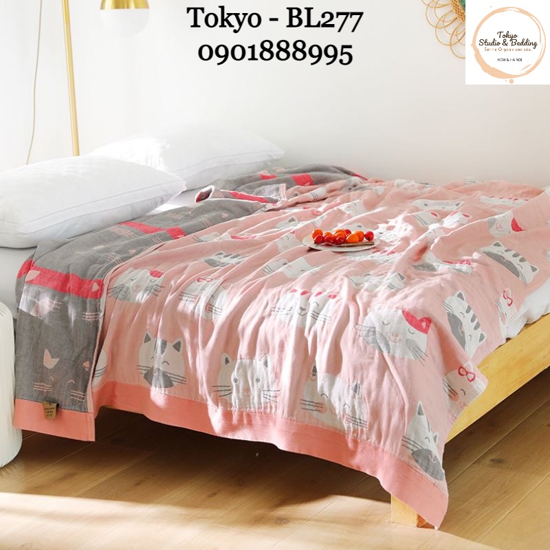 S45_Chăn Xô Organic Cotton Dòng Cao Cấp