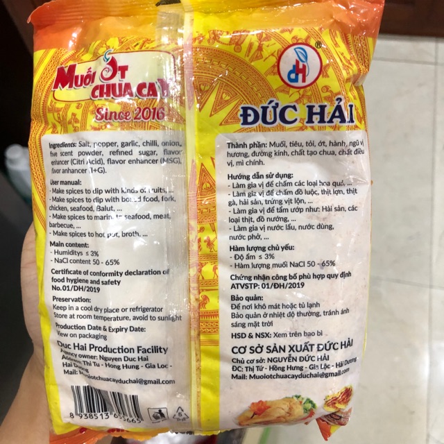 Bột Canh Hảo Hảo Đức Hải Gói 500gr Thơm,Ngon,Chua Cay Đậm Đà