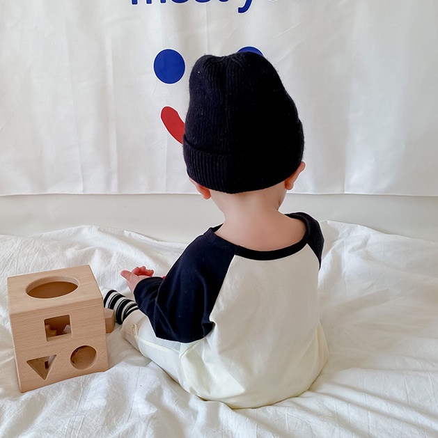 Áo Liền Quần Tay Dài Cho Bé Trai &amp; Gái Sơ Sinh