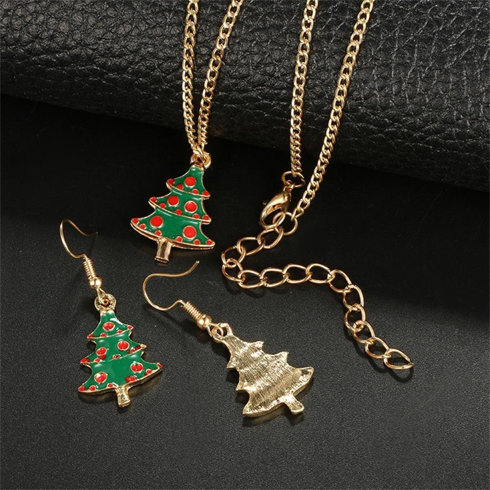 NEXTVN 1 Bộ Vòng cổ Mặt Chuông Đỏ Thời Trang