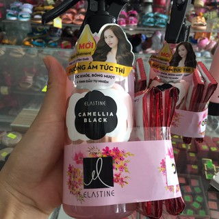 Nước xịt dưỡng tóc Elastine Camellia Black Hair Water Treatment 240ml nhập khẩu từ Hàn Quốc