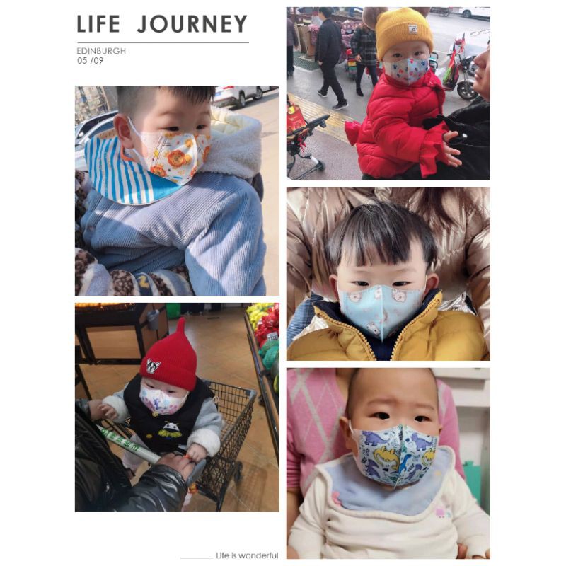 Gói Khẩu trang 3D an toàn cho bé