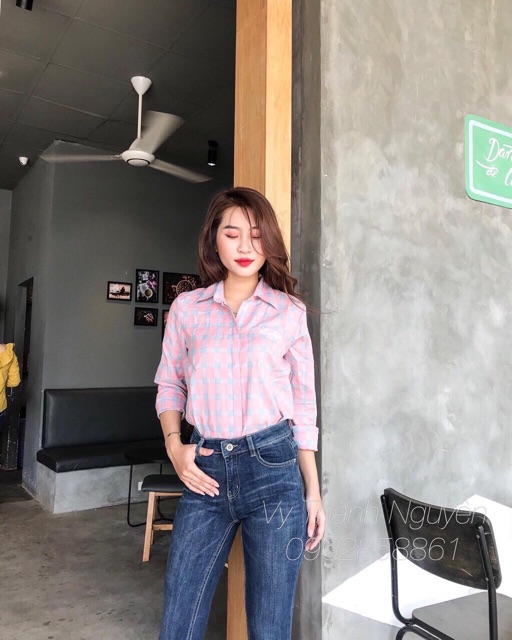 Áo sơ mi sọc caro