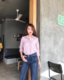 Áo sơ mi sọc caro