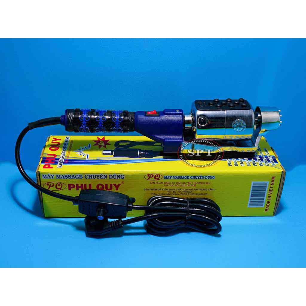 Máy massage cầm tay Phú Quý LOẠI 1, máy massage có cán cầm rung mạnh