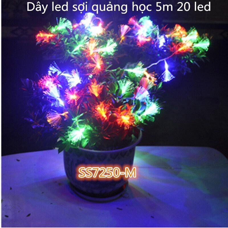 Đèn dây led sợi quang hoc 5m 20 led