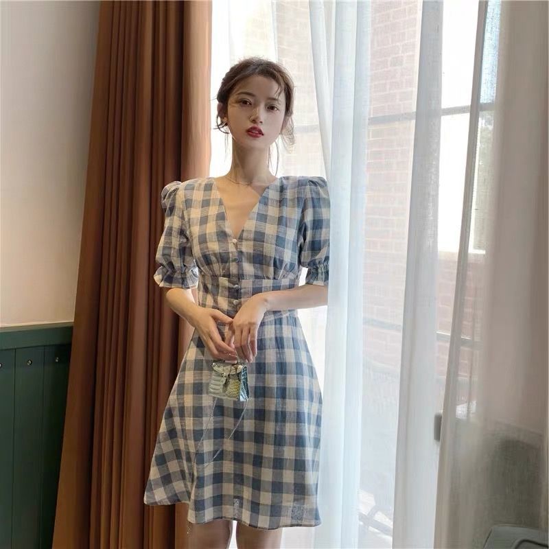 2021 NEW ARRIVAL ready-made French style dress ladies fashion clothes