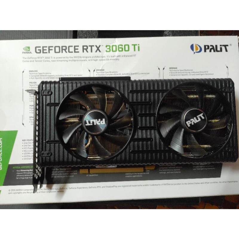 VGA PALIT RTX 3060Ti DUAL 8GB GDDR6