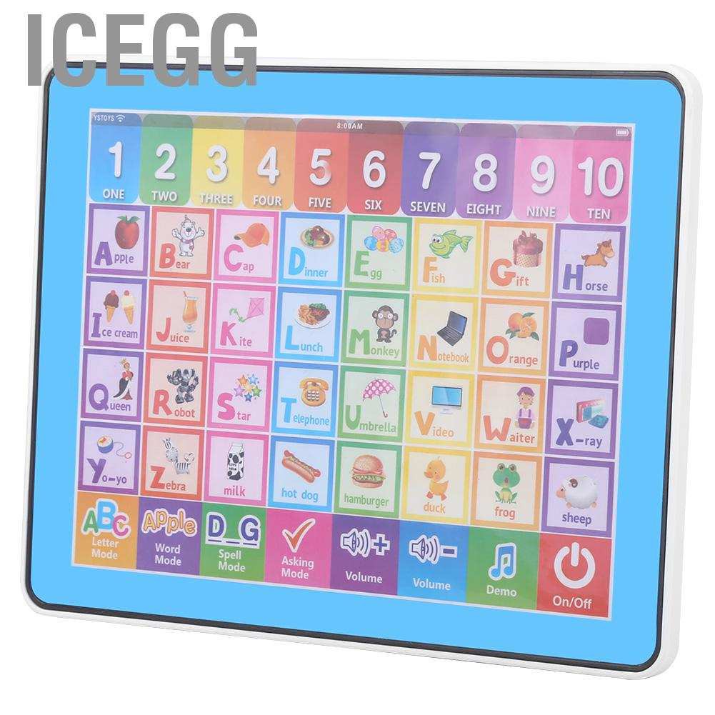 Máy Tính Bảng Icegg 5 Chế Độ Cho Bé 2 + Tuổi Học Tiếng Anh Mới