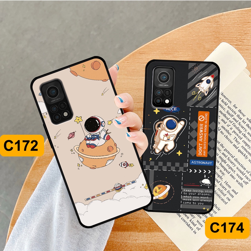 Ốp Xiaomi Mi 10T Pro in hình astronaut, phi hành gia vũ trụ hottrend, độc đáo, cá tính.