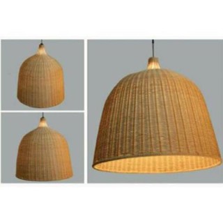 Xưởng sx- đèn mây tre hình chuông gió đẹp bền -097894545