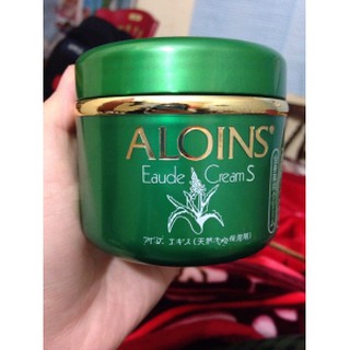 Kem Dưỡng Da Aloins Eaude Cream S 185g Của Nhật, Nắp xanh, nắp trắng