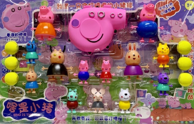 Đồ chơi mô hình gia đình heo peppa 13 nhân vật 5511