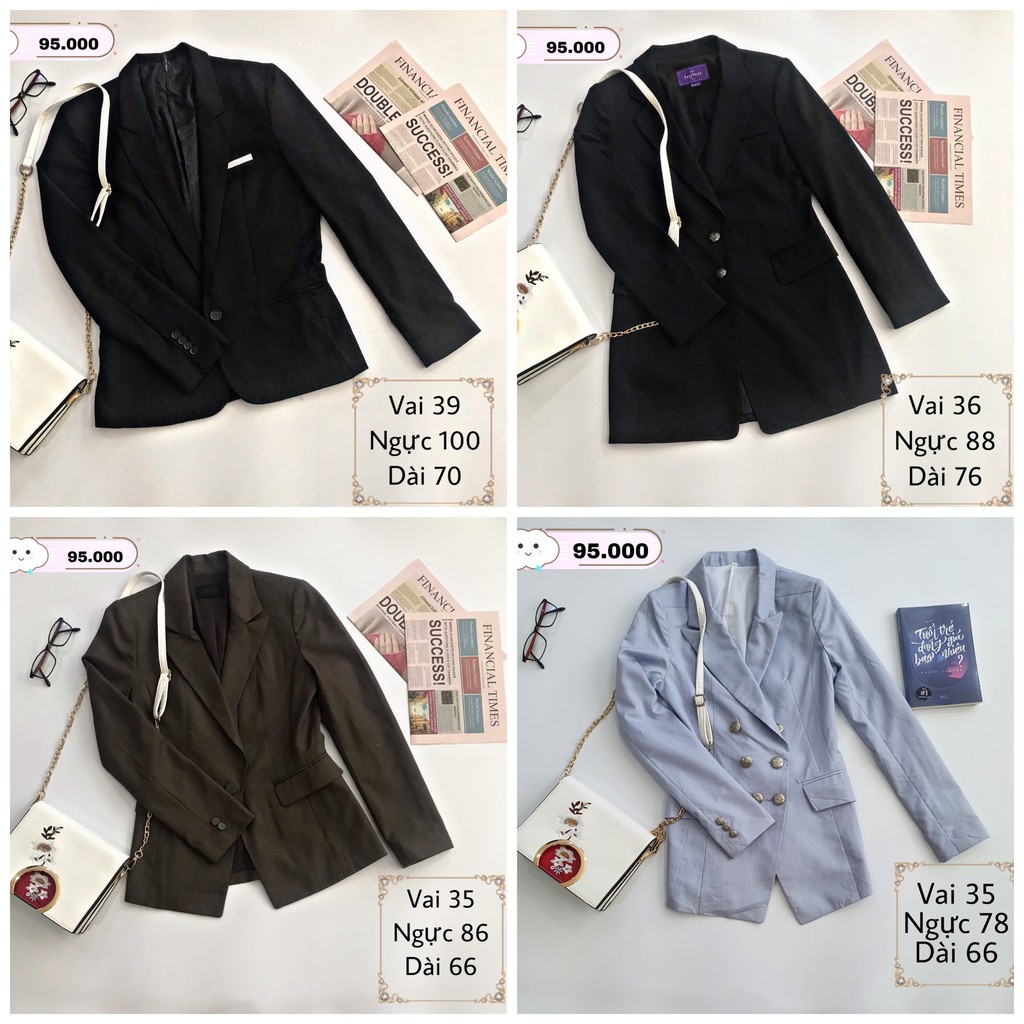 Vest, blazer nữ [2hand] đồng giá 95k | BigBuy360 - bigbuy360.vn
