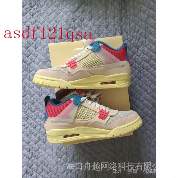 Giày Bóng Rổ Union the x air jordan 4 Kiểu Dáng retro Trẻ Trung Năng Động aj4