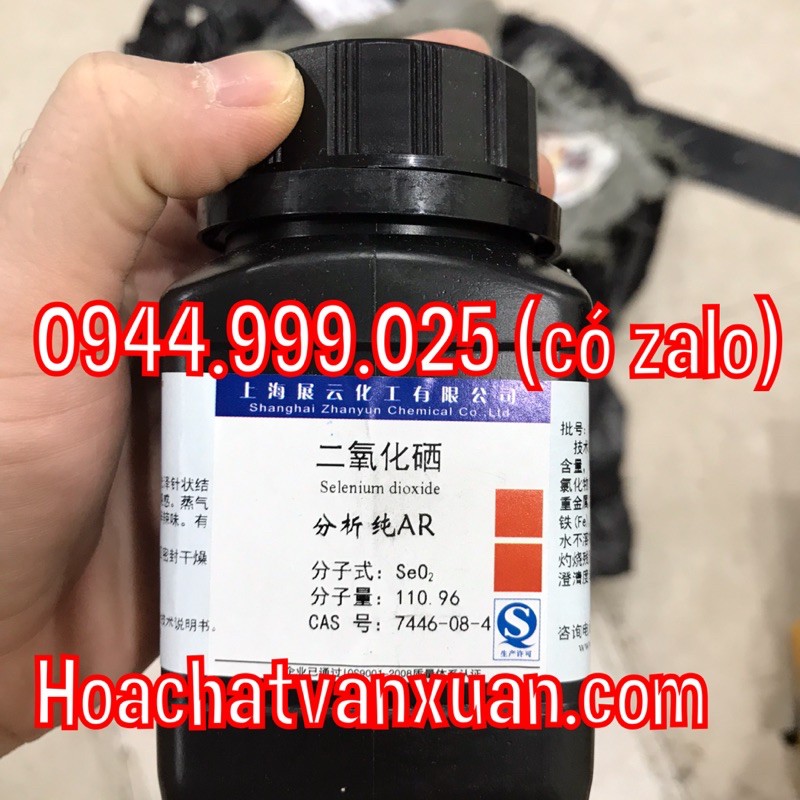 Hoá chất SeO2 CAS 7446-08-4 lọ 100g selenium dioxide