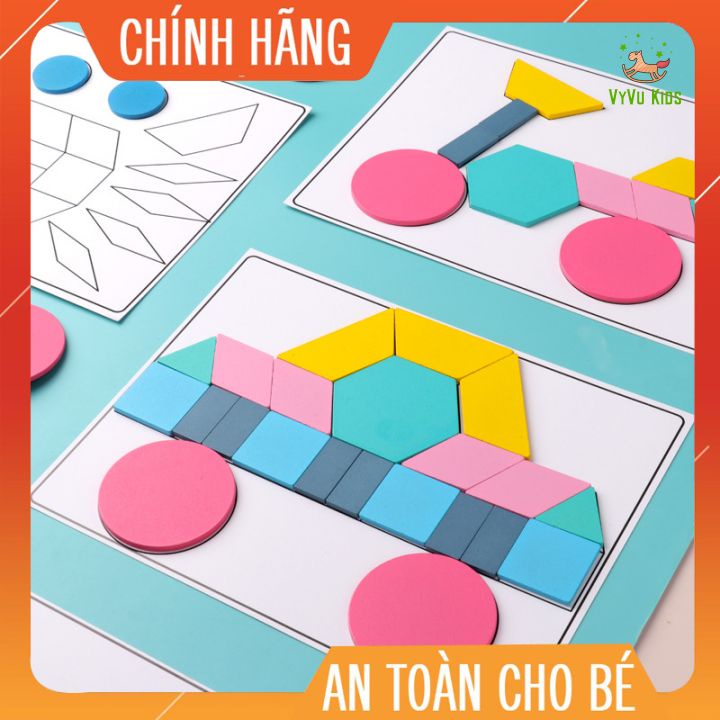 Bộ xếp hình 180 khối gỗ nhiều màu♥️ CHÍNH HÃNG♥️ ĐỒ CHƠI GIÁO DỤC♥️ giúp bé tăng tư duy logic