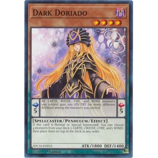 Thẻ bài Yugioh - TCG - Dark Doriado / SDCH-EN015'