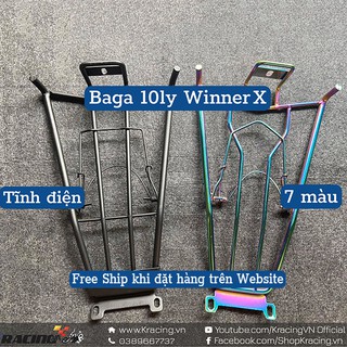 Baga Inox 10ly tĩnh điện vàTitan 7 màu cho Winner X