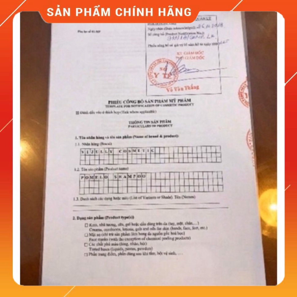 Combo bộ dầu gội + dầu xả + xịt bưởi tóc ViJully