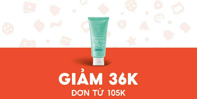 - guardian - giảm 36k cho sữa rửa mặt senka dành cho da mụn 100g