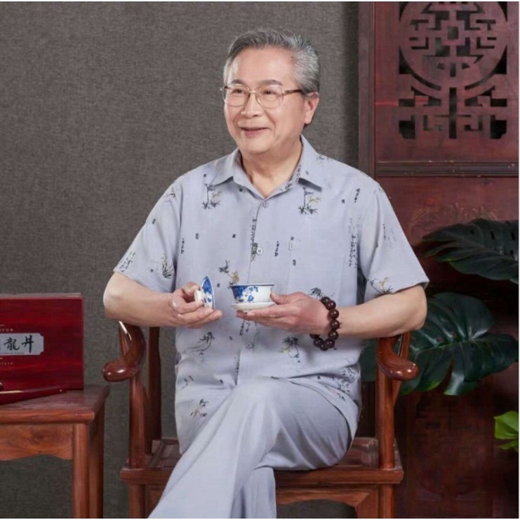 Bộ quần áo đũi trung niên cho ông, cho bố / Bộ đồ chất đũi cho bố trung niên