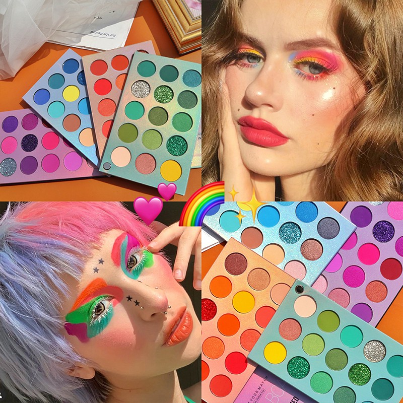 Bảng Phấn Mắt Beauty GLAZED 4 Trong 1 60 Màu Sắc Hiệu Ứng Lì/ Ánh Nhũ Lên Màu Cực Chuẩn | BigBuy360 - bigbuy360.vn