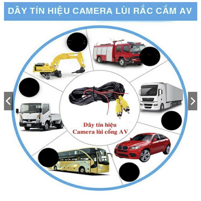 dây camera lùi 6m,10m,15m cho màn hình xe hơi | BigBuy360 - bigbuy360.vn