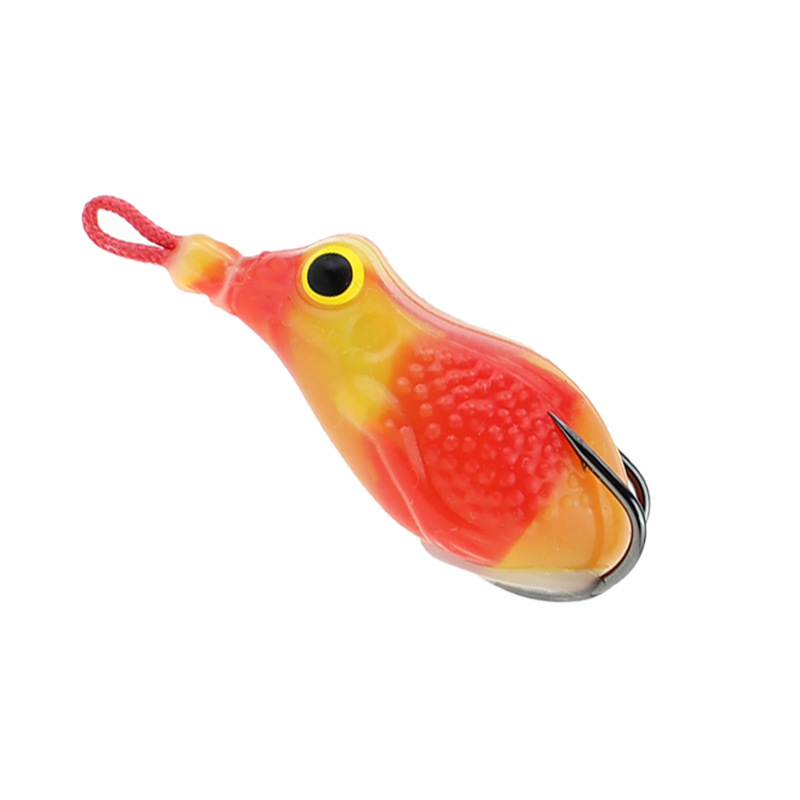 Mồi Câu Cá Giả Hình Ếch Kèm Móc Câu Mềm 4cm 9g