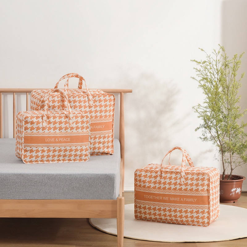 Túi Đựng Chăn Gối Chăn Mền Bằng Vải Không Dệt Có Thể Gấp Gọn Tiện Lợi