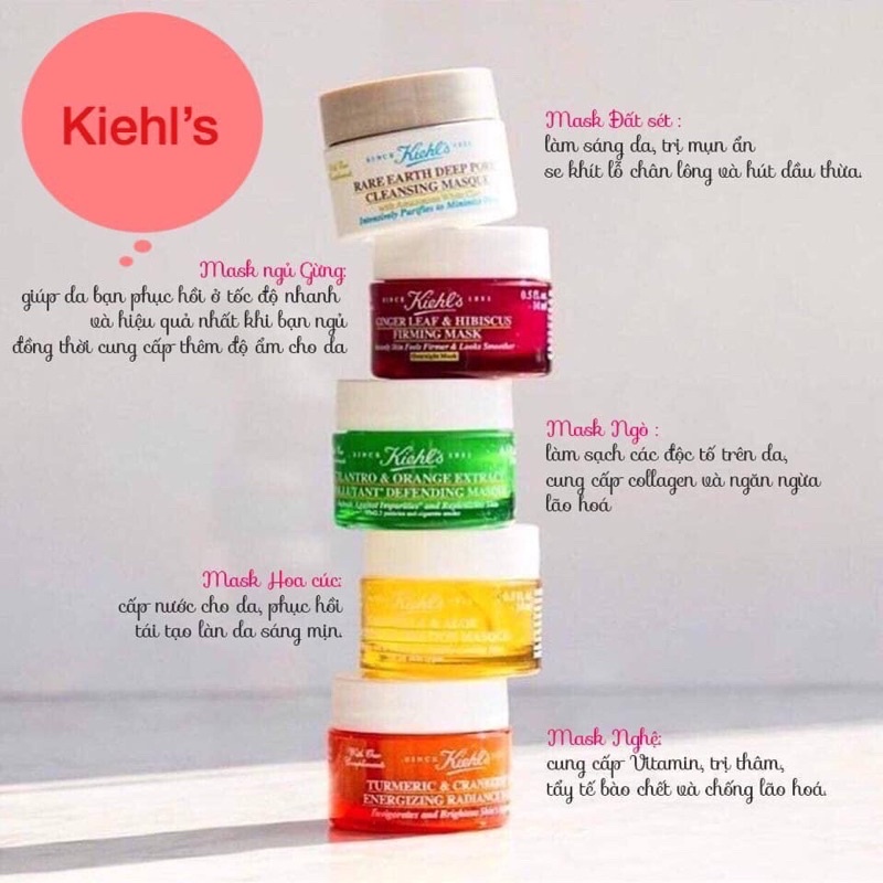 HỦ MINI MAS-K KIEHLS 5 MÀU