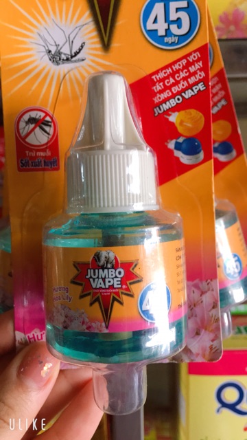 TINH DẦU NƯỚC HOA ĐUỔI MUỖI MÙI CỰC THƠM JUMBO VAPE 34ml