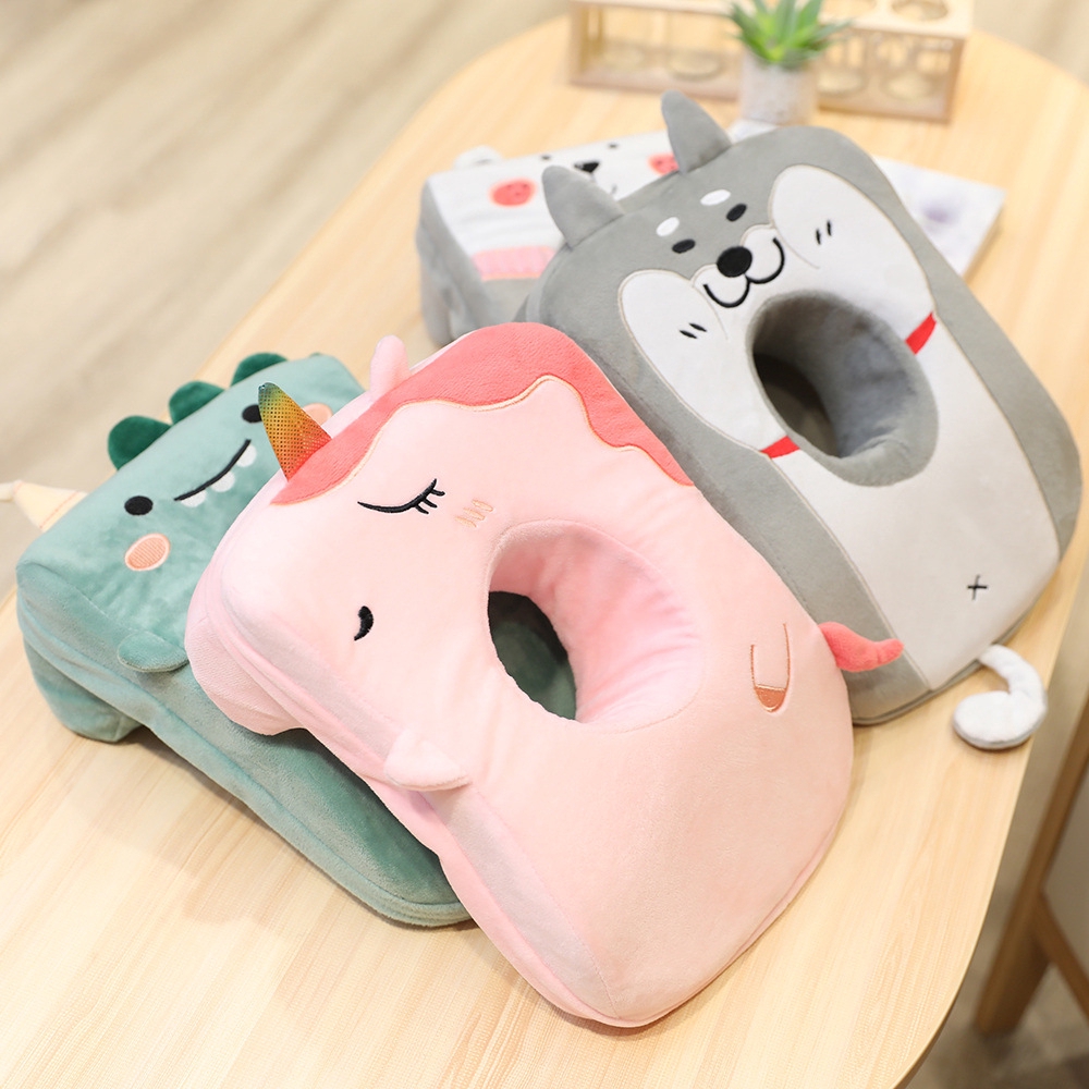 Gối tựa lưng OSSAYI hình kỳ lân bằng cao su non đa ứng dụng cho nhà ở/văn phòng