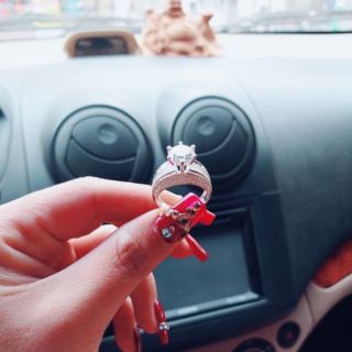 Nhẫn nữ bạc ý cao cấp